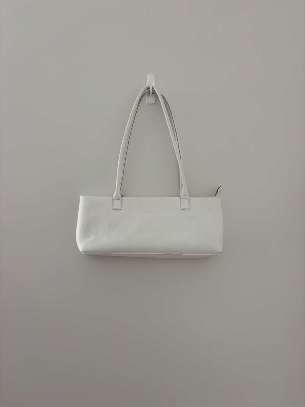 Blaque Label White Leather Shoulder Bag